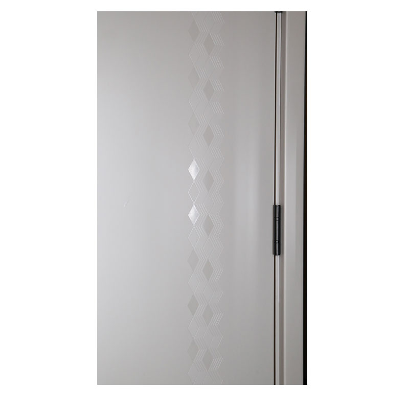 Geometric Pattern Grey Bedroom Wooden Door